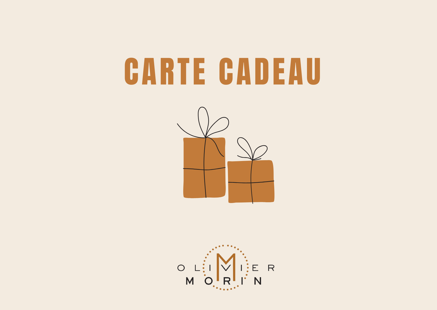 Carte Cadeau Domaine Olivier Morin